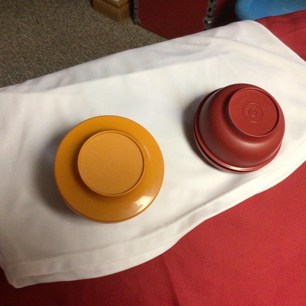 Vintage 2 Tupperware containers